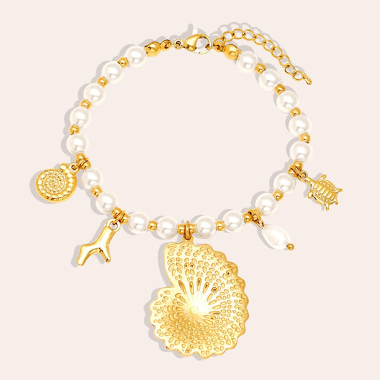 Stilvolles Ocean Love Armband mit maritimen Details