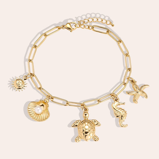 Armband Ocean Love mit stilvollen Details – ein Accessoire für frische Eleganz.