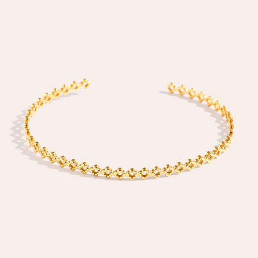 Clover Armreifen – stilvoller Armreif im charmanten Kleeblatt-Design