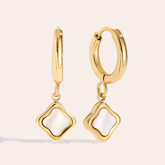 Elegante Clover Ohrringe mit kleeblattförmigem Design – klassischer Ohrschmuck