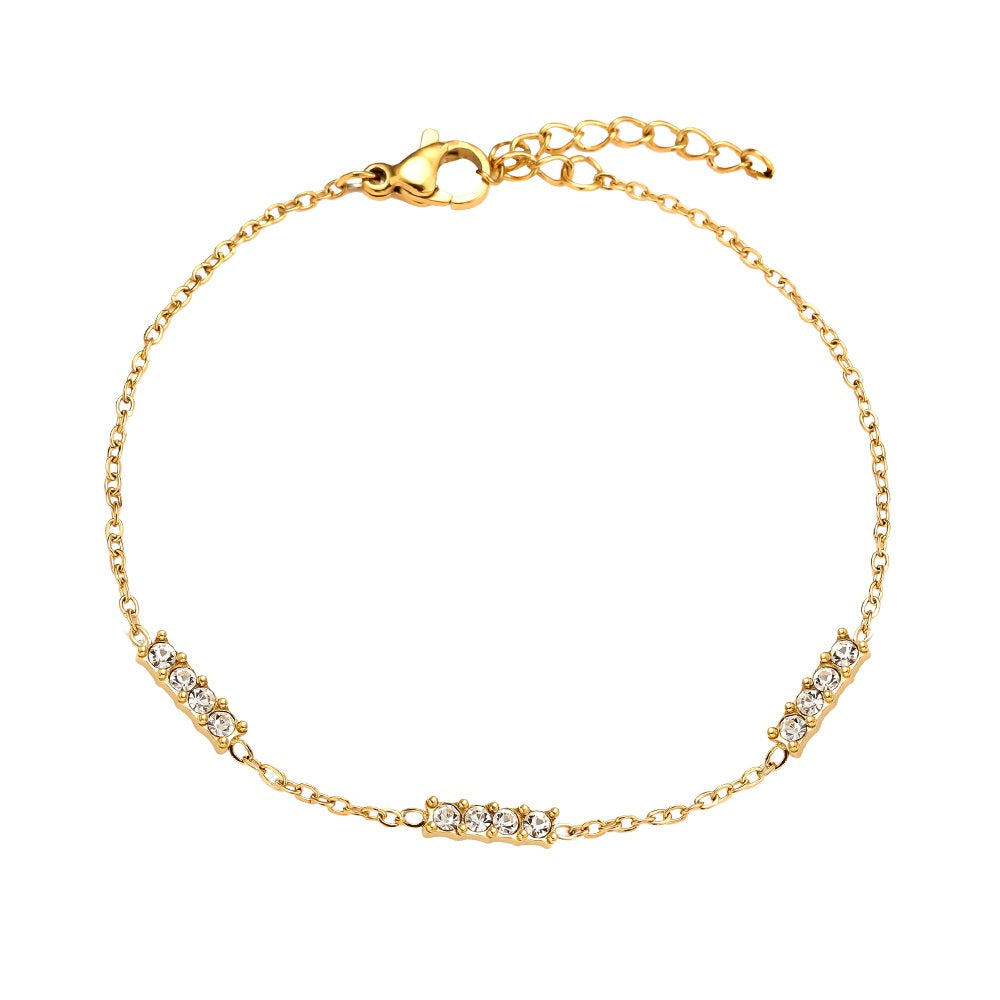 Diamond Line Armband mit funkelndem Linien-Design