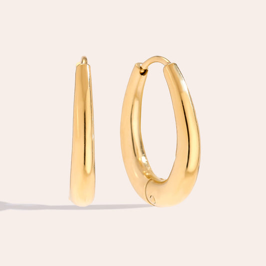 Schlichte und elegante Egg Hoop Ohrringe – vielseitiger Schmuck für jedes Outfit