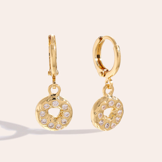 Donut Ohrringe – Schlichte Ohrringe mit einem runden, eleganten Design