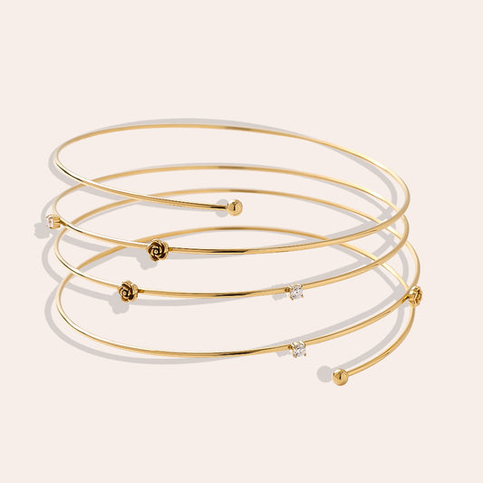 Armreifen Flower – Elegantes Accessoire für einen besonderen Look