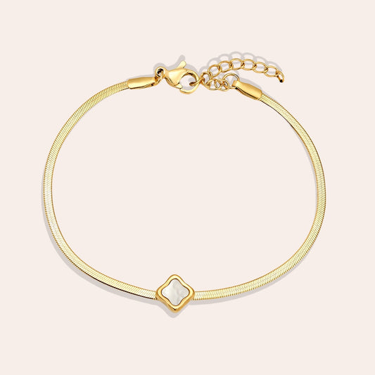 Modernes Flower Snake Armband – stilvolles Accessoire für dein Outfit