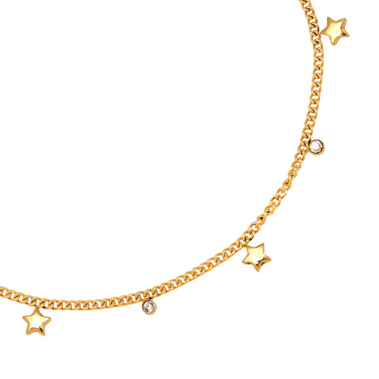 Fußkette im Star Stil – elegantes Accessoire