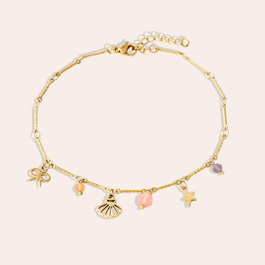 Fußkette im Sweet Charms Stil – feminines Accessoire für Damen