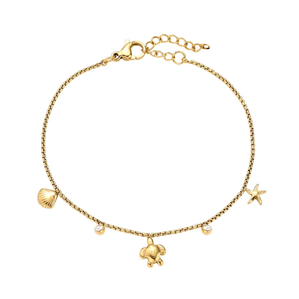 Mini Sea Life Armband – filigranes Armband mit maritimem Charme, ideal für jeden Anlass.