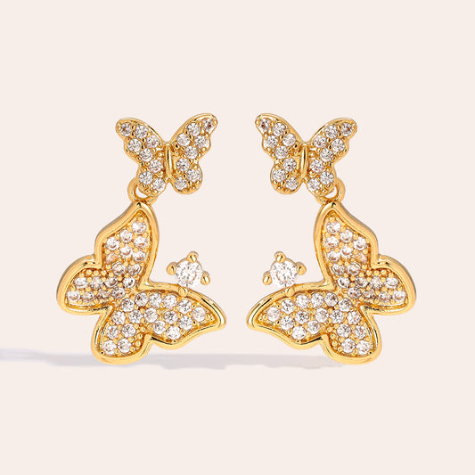 Ohrstecker in Schmetterlingsform – stilvoller Schmuck für Damen