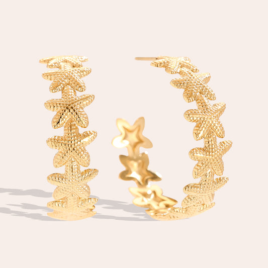 Ohrstecker im Sea Star Stil für Damen