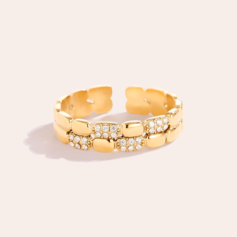 dezenter Oval Layer Ring – stilvoller Schmuck für jeden Anlass