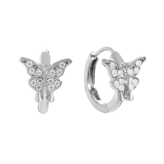 Elegante Schmetterlings-Ohrringe mit detailliertem Design – verleihe deinem Outfit eine verspielte Note.