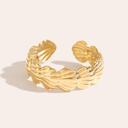 Shell Ring – Trendiger Ring mit Muschel-Details für einen natürlichen Look