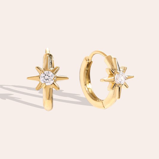 Modern Star Ohrringe – Stilvolles Accessoire für einen modernen Look