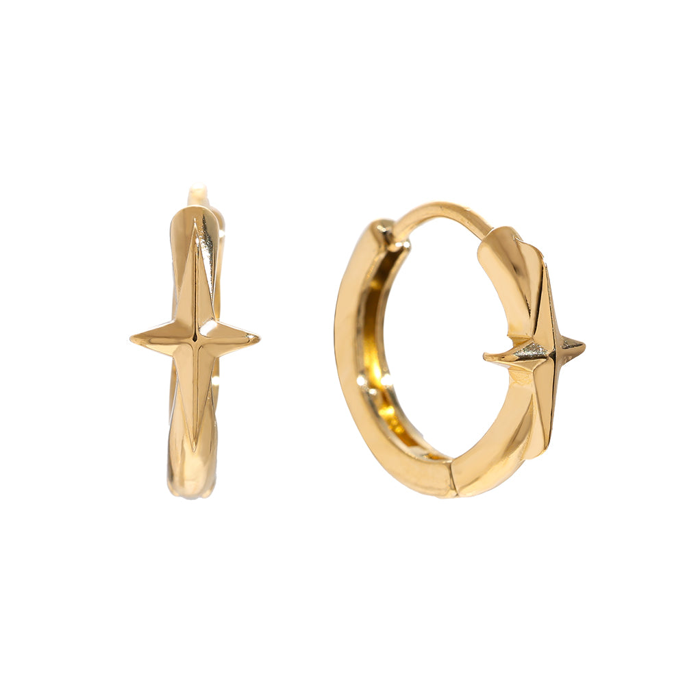 Decent Star Ohrringe – Elegante Ohrringe mit einem dezenten Stern für einen stilvollen Look