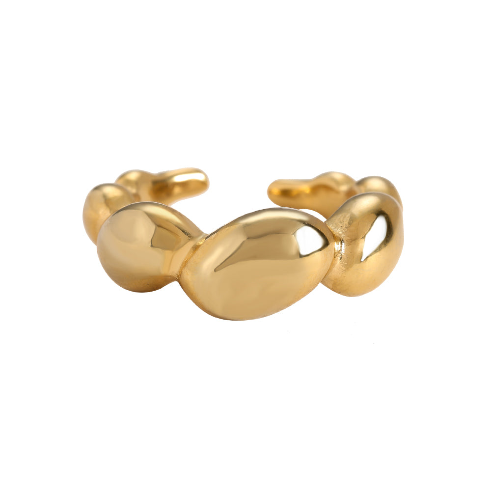 Bean Ring – schlichter, minimalistischer Ring für einen modernen Look.