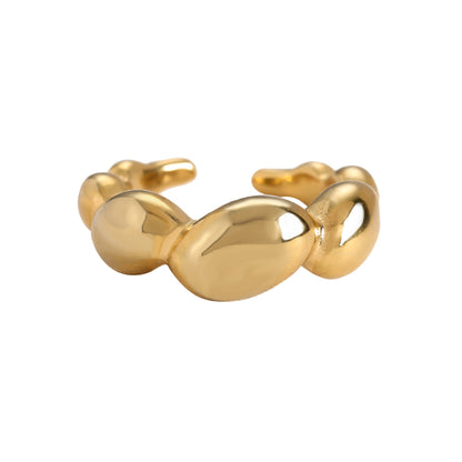 Bean Ring – schlichter, minimalistischer Ring für einen modernen Look.