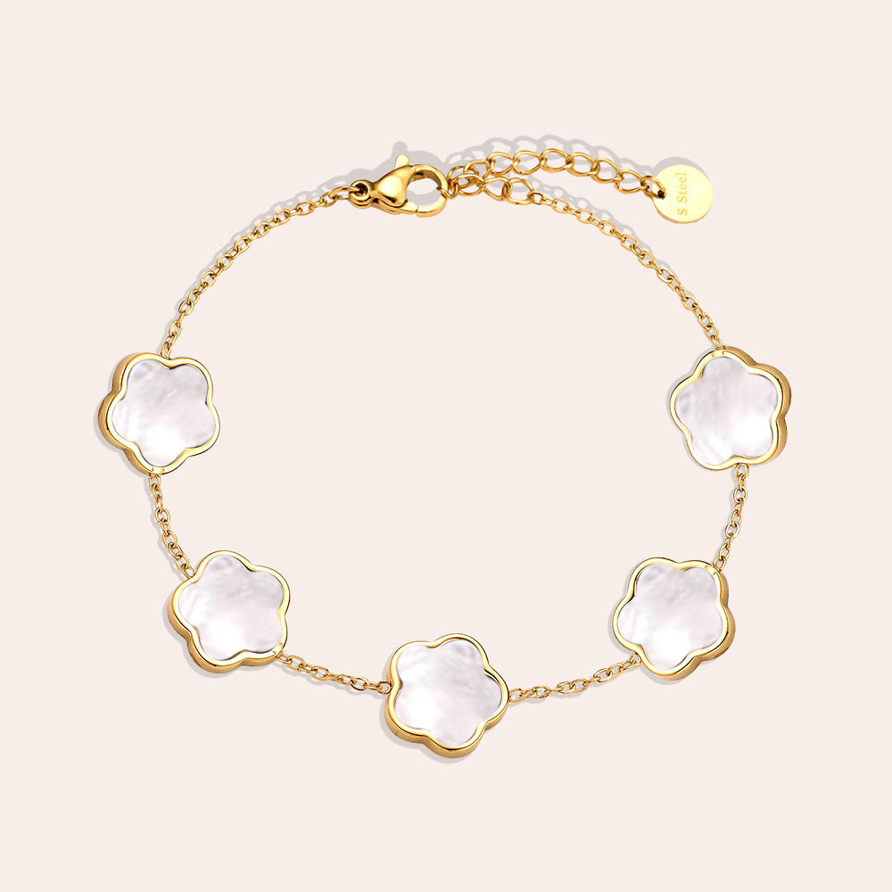 Zartes Blumen-Armband – Shell Flowers Armband 
