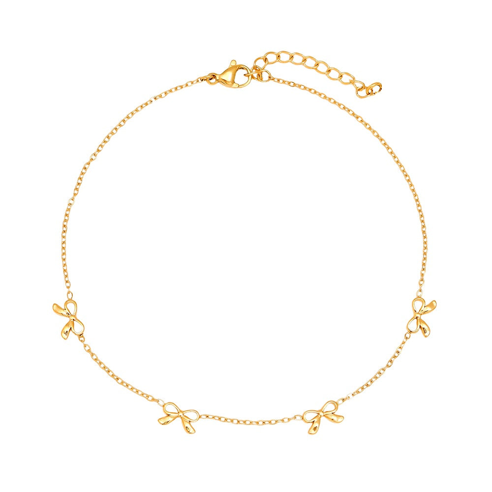 Bowtie Fußkette mit elegantem Schleifen-Design