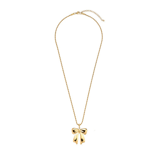 Bowtie Twist Halskette – Elegante Halskette mit verspieltem Schleifen-Design