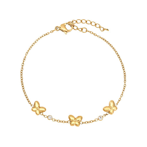 Butterfly Dots Armband – elegantes Armband mit Schmetterlingsmotiven und feinen Punkten für deinen Look