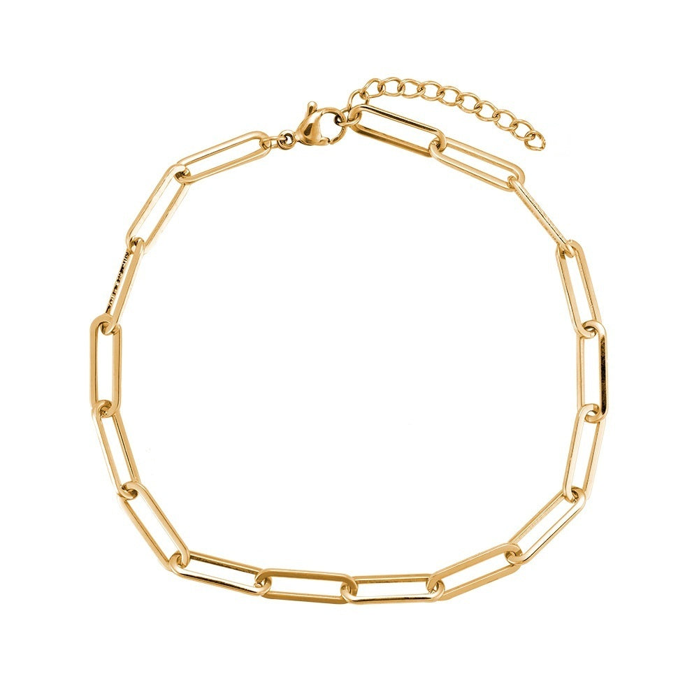 Chain Fußkette mit schlichtem Kettendesign für Damen