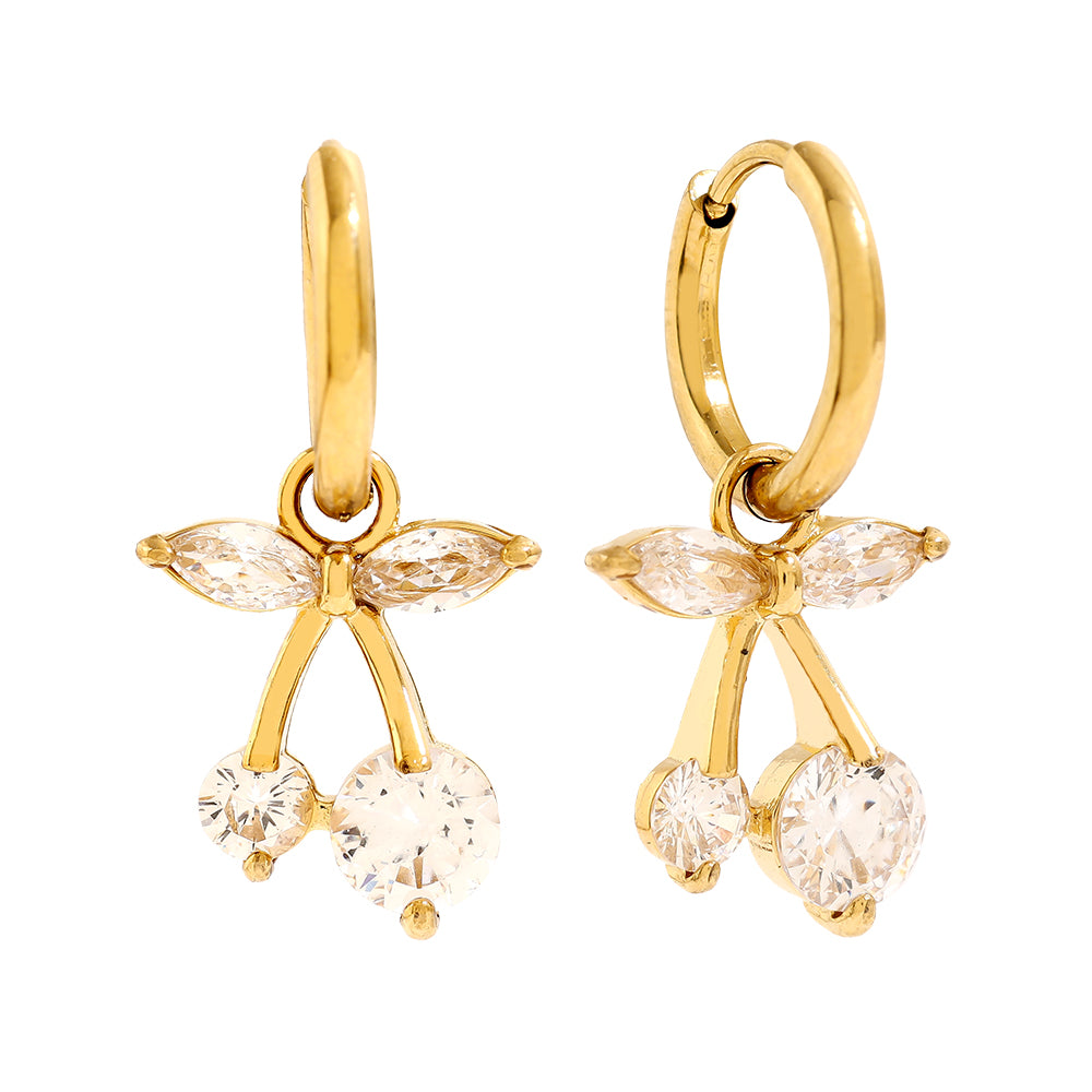 Cherry Diamond Ohrringe mit verspieltem Design
