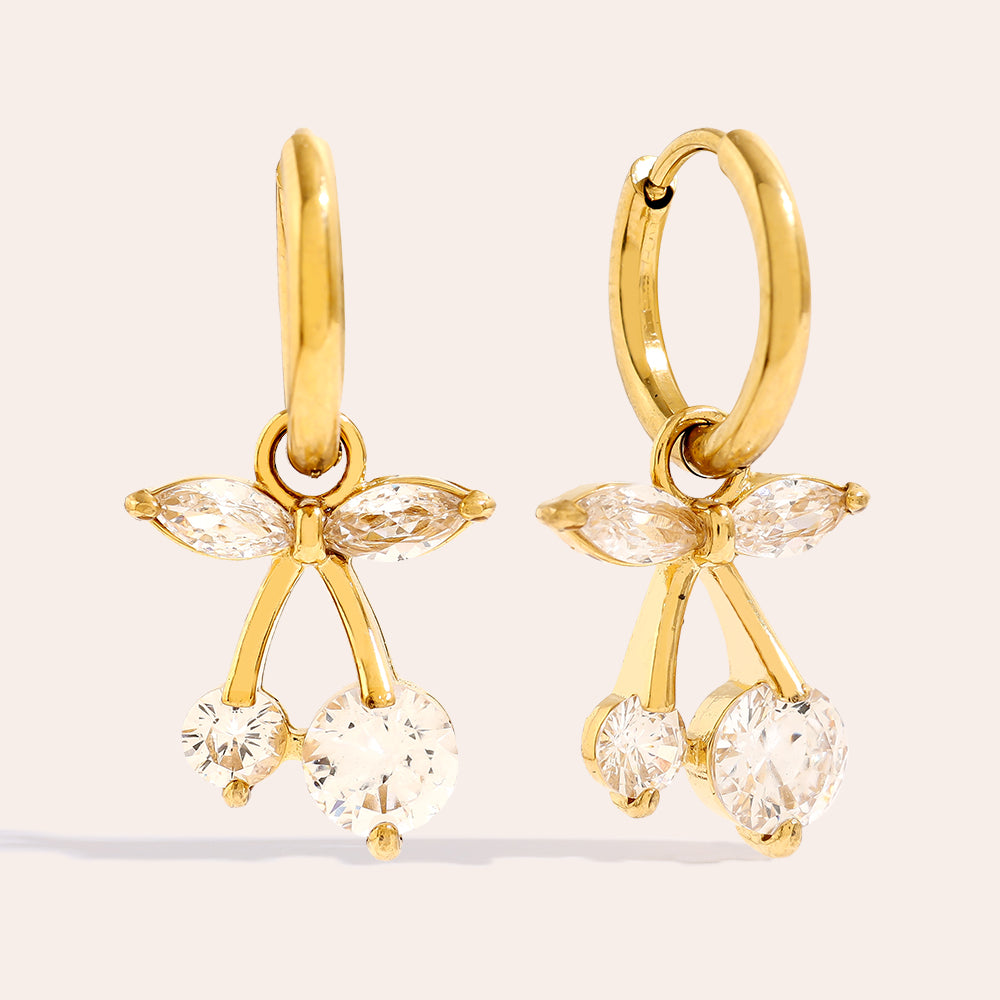 Kirschen-Ohrringe in stilvoller Ausführung