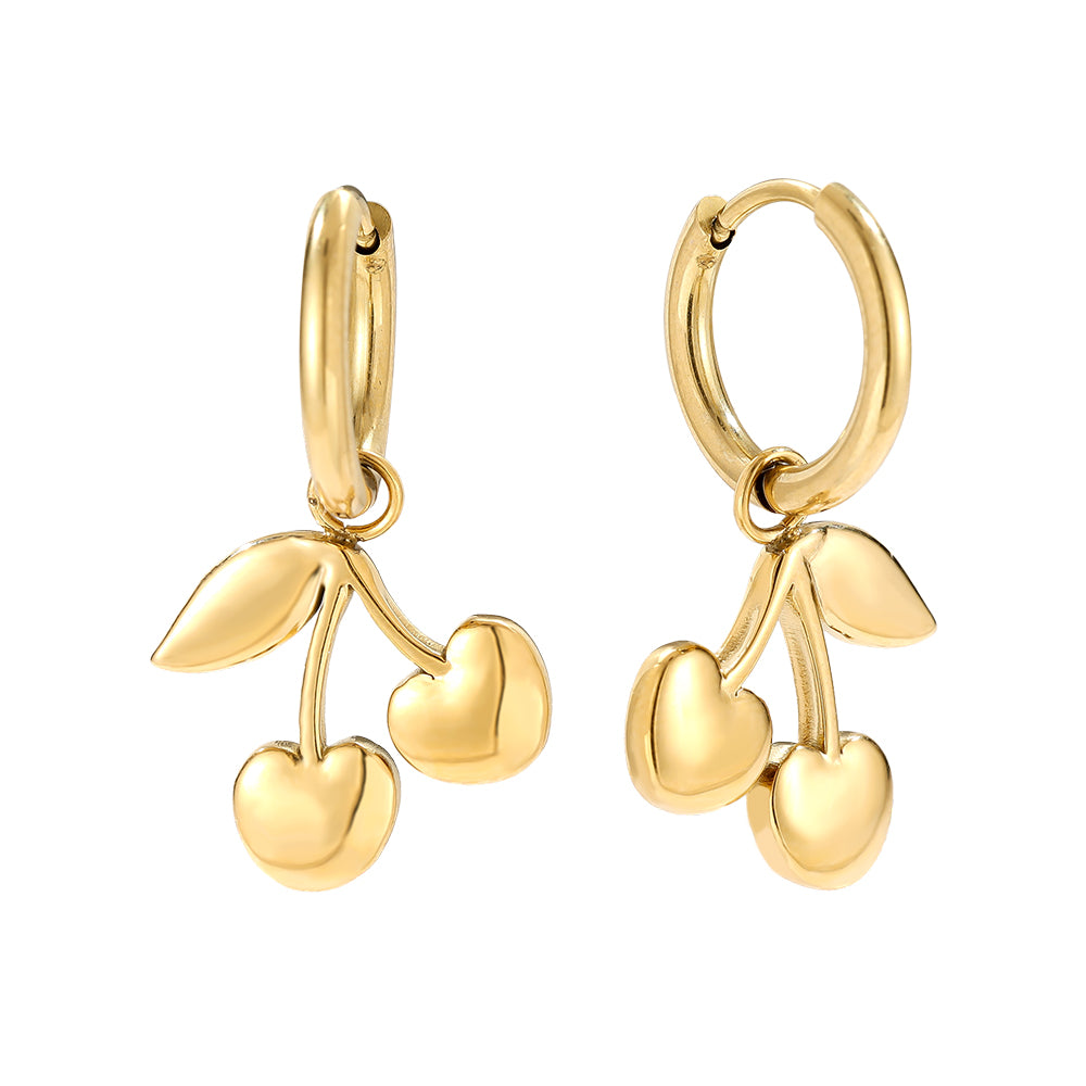Cherry Ohrringe mit frischem Design – perfekt für einen verspielten Look.