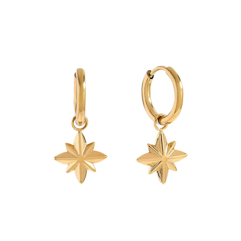 Clear Star Ohrringe – Elegante Ohrringe mit Stern-Design für einen strahlenden Look