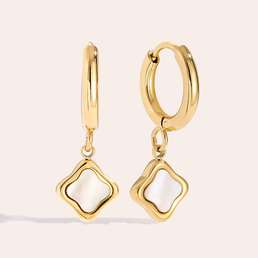 Elegante Clover Ohrringe mit kleeblattförmigem Design – klassischer Ohrschmuck