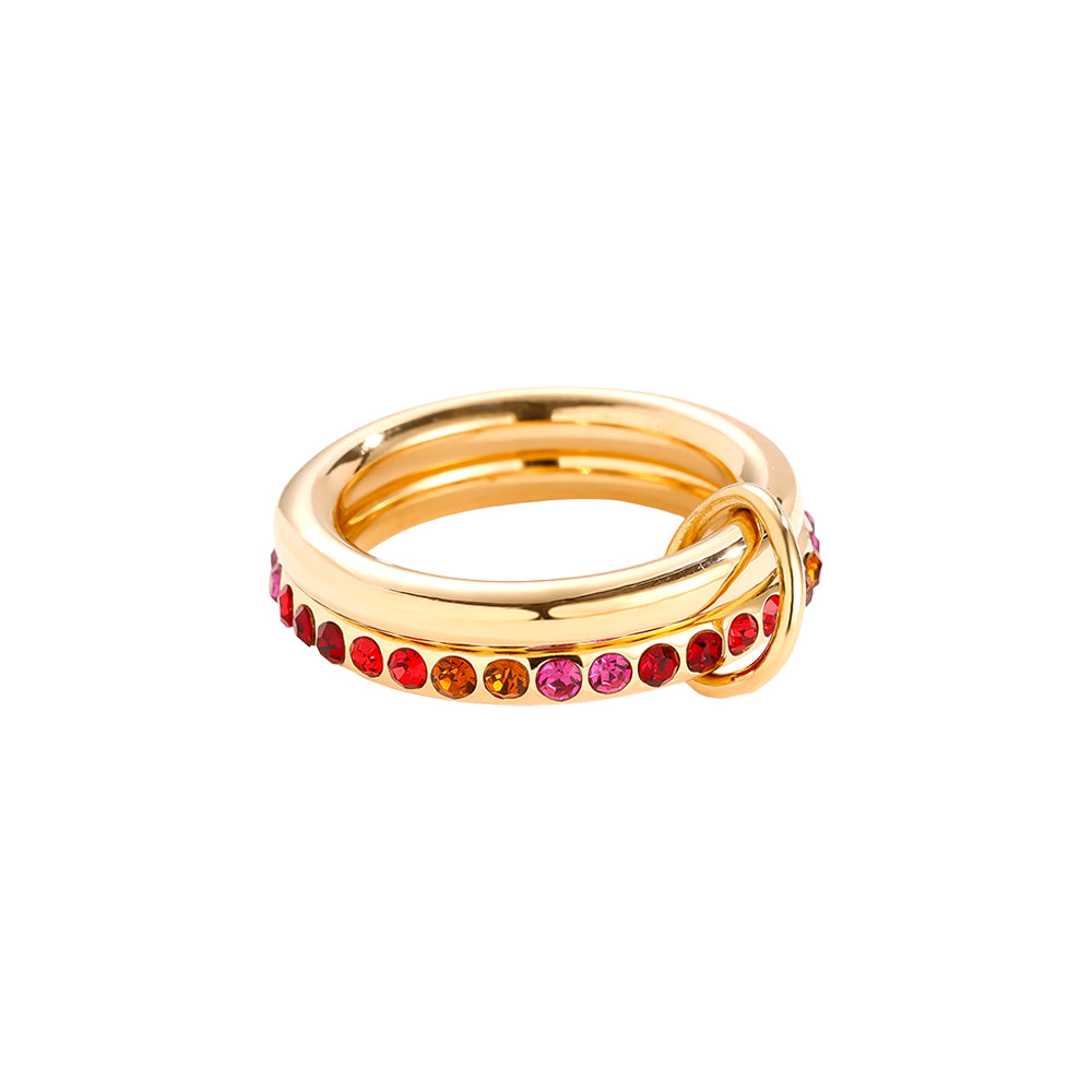 Color Layer Ring mit modernem, mehrfarbigem Design