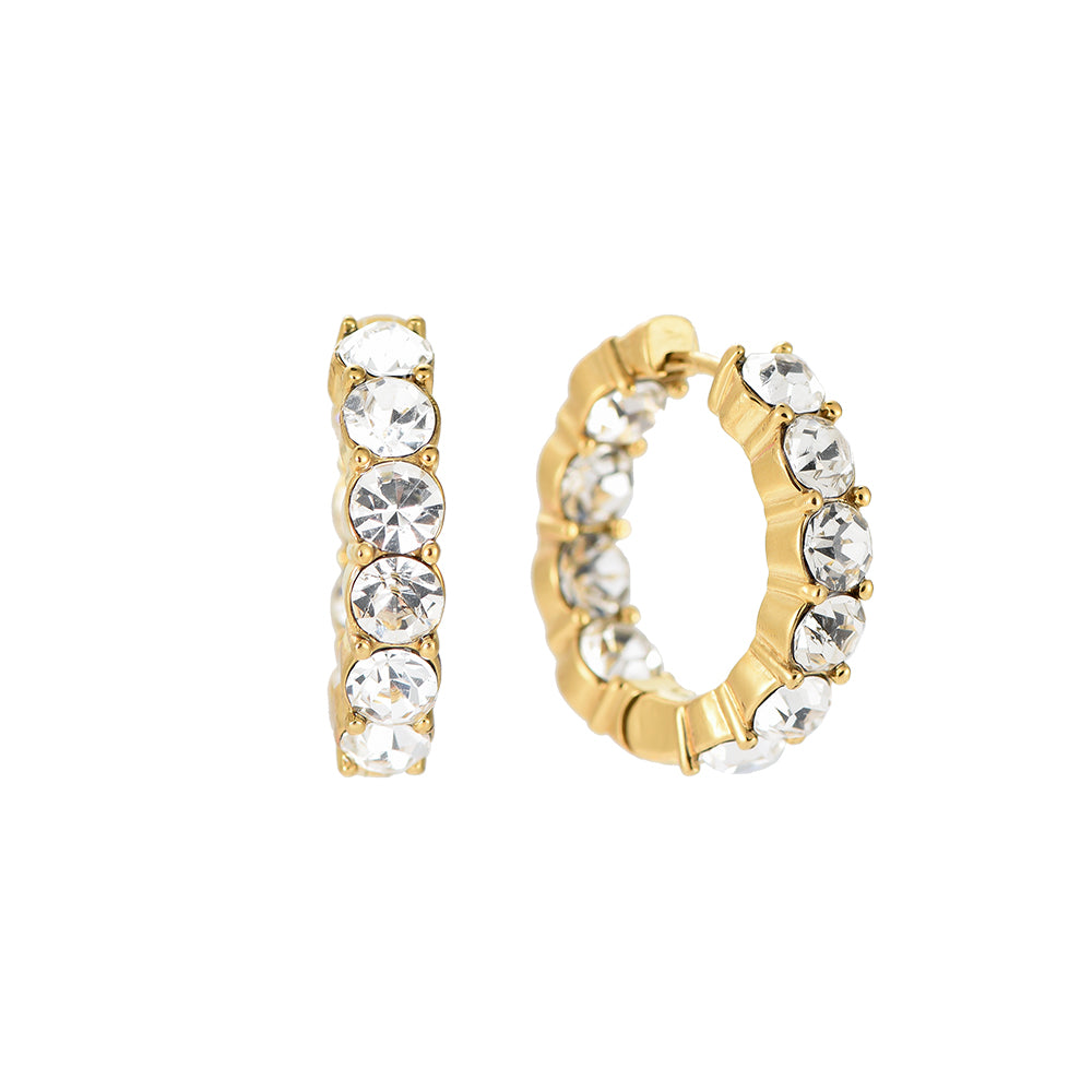 Crystal Ohrringe – Elegante Ohrringe mit funkelnden Steinen für einen glamourösen Look