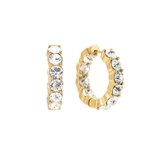 Crystal Ohrringe – Elegante Ohrringe mit funkelnden Steinen für einen glamourösen Look