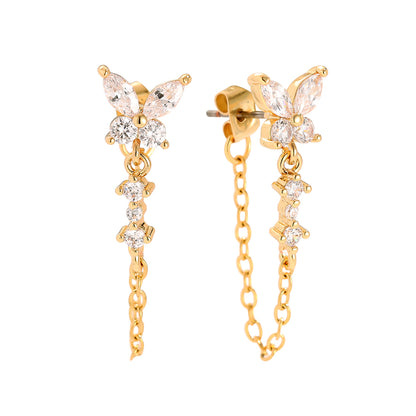 Elegante Butterfly Ohrstecker mit zartem Schmetterlingsdesign – für deinen Frühlinglook