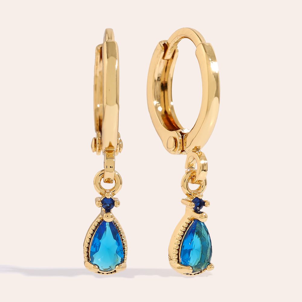 Elegante Damen Ohrringe in Tropfenform