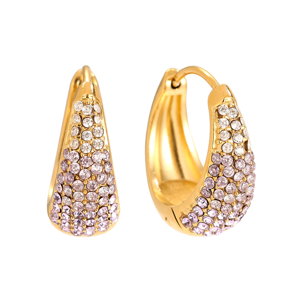 Ovale Diamond Ohrringe für dezente Eleganz im Alltag und zu Anlässen