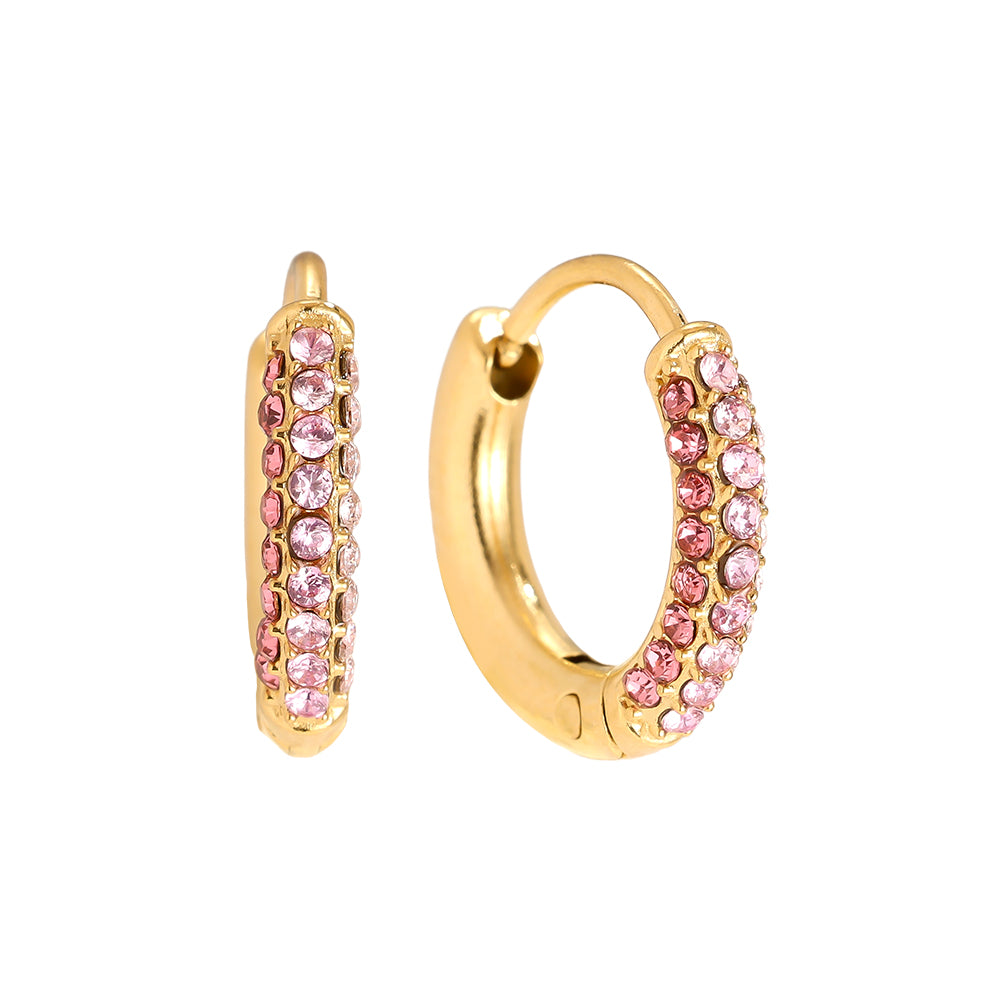 Diamond Shine Ohrringe mit glänzender Oberfläche für einen eleganten Look