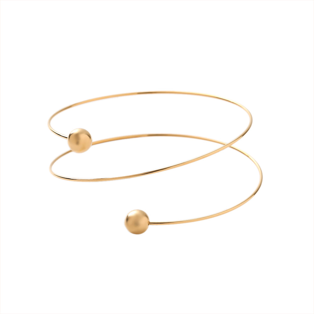 Double Balls Armreifen – Stilvolles Schmuckstück mit Kugeldetails