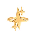 Eleganter Star-Ring in zeitlosem Design – Dieser edle Ring mit Sternverzierung verleiht jedem Outfit eine glamouröse Note.