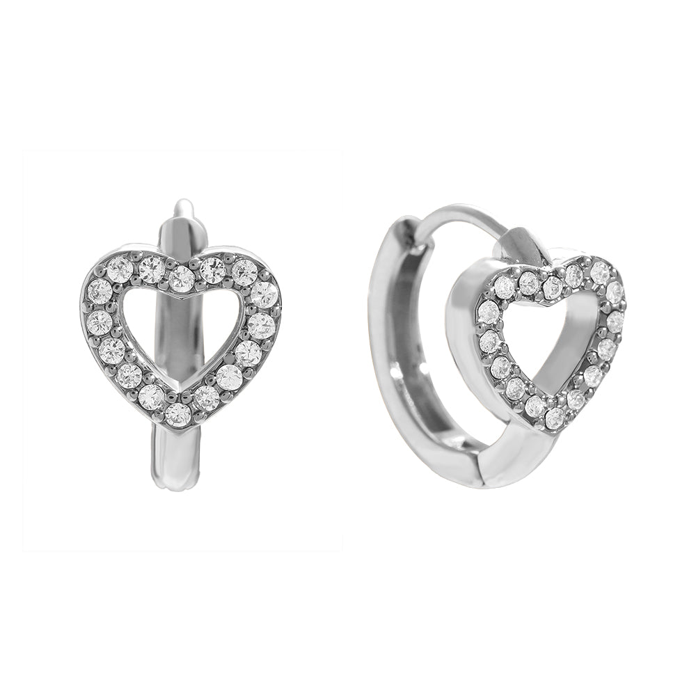 Empty Heart Ohrringe – Zeitlose Ohrringe mit Herz-Design für einen romantischen Touch