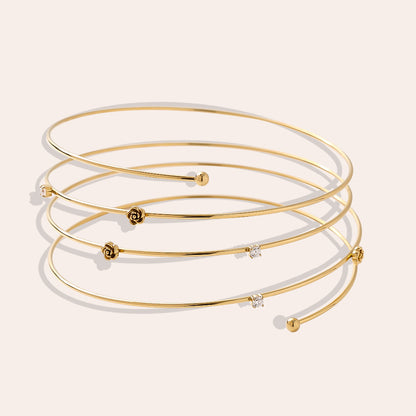 Armreifen Flower – Elegantes Accessoire für einen besonderen Look
