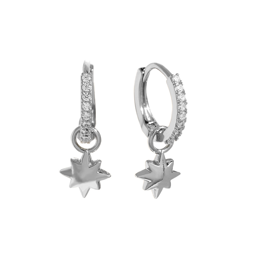 Brilliant Star Ohrringe – Glänzende Ohrringe mit einem Stern-Design für einen eleganten Stil