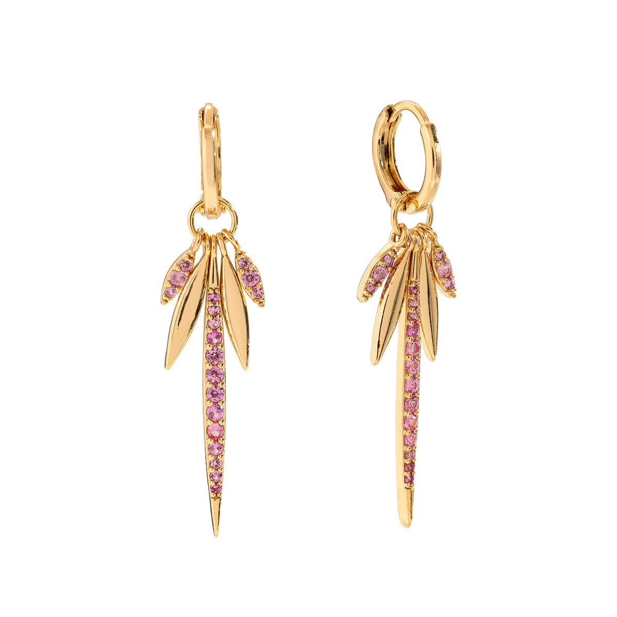 Fine Leaf Ohrringe – Schlichte Ohrringe mit Blatt-Motiv für einen eleganten Look