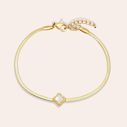 Modernes Flower Snake Armband – stilvolles Accessoire für dein Outfit
