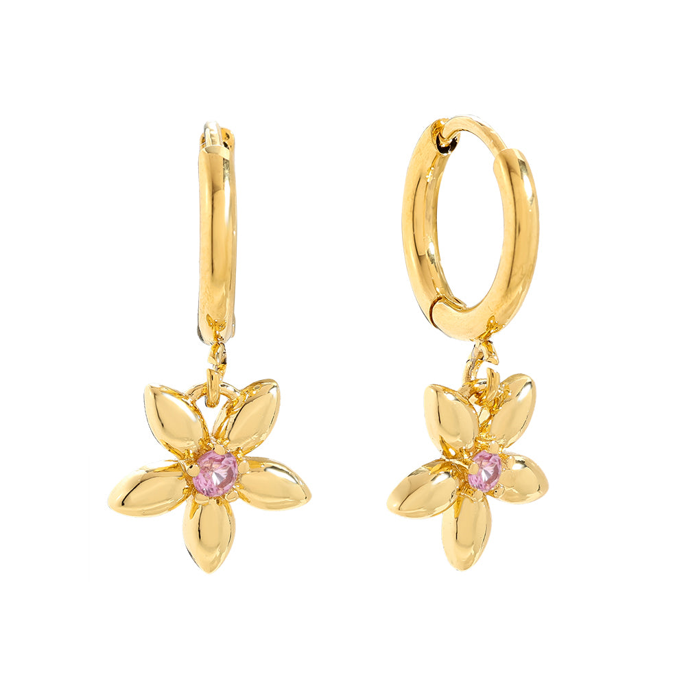 Süße Flower Ohrringe, die deinem Outfit eine elegante, blumige Note verleihen.