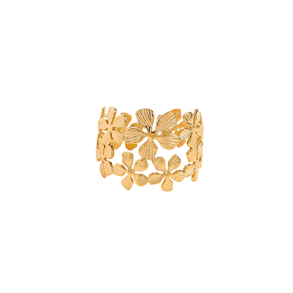 Flowers Ring mit blumigem Design – das perfekte Accessoire für einen femininen Look.