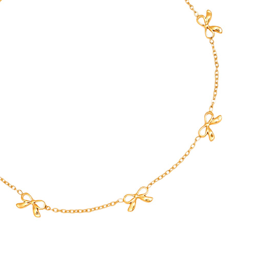 Fußkette im Bowtie Stil – stilvolles Damenaccessoire