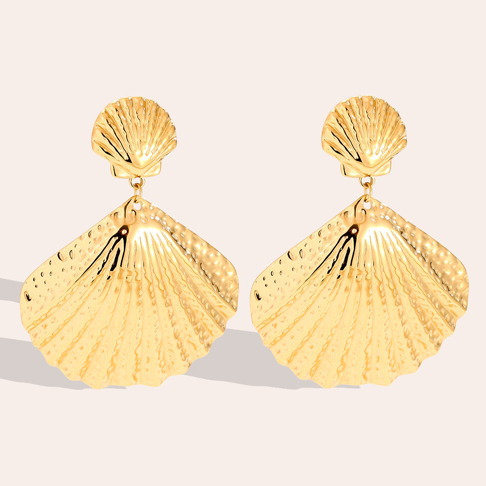 Great Shell Ohrstecker – eleganter Schmuck mit maritimem Flair