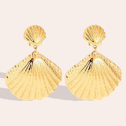 Great Shell Ohrstecker – eleganter Schmuck mit maritimem Flair